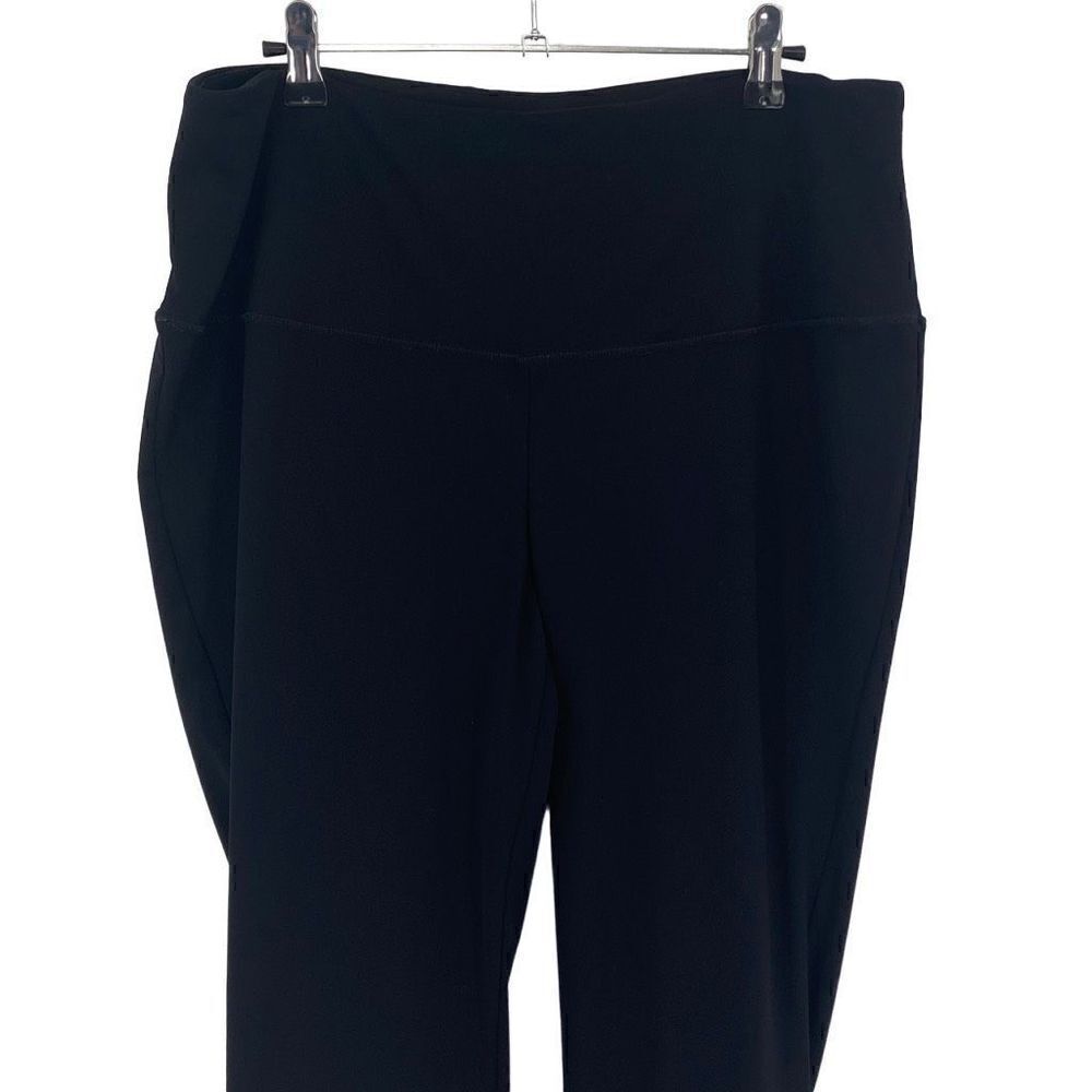 Chico's ZENERGY So Slimming Leggings Black/Red Size‎ 12/14 - Picture 5 of 9